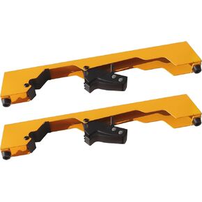 2 Pack Miter Saw Mounting Brackets, Large Heavy Duty Miter Saw Compatible with DWX723, DWX724, DWX725, DWX725B and DW723 Stands Yellow