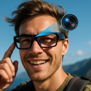 Kestrel 4K - 4K UltraHD Camera Video Recording Eye Glasses Covert Hidden Undetecable Cameta Glasses (16GB)