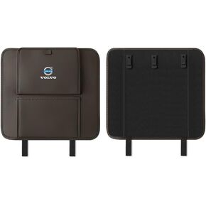 2 PCS مقعد السيارة الحصير واقي المقعد الخلفي لفولفو XC40 XC60 XC90 C40 إعادة شحن EX30 EX90 EM90 V50 S80 S70/V70 ، حصير جلود للسيارة ، مقعد السيارة حماية الظهر مقاومة للخدش