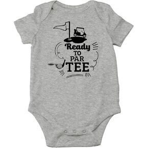 Belle Homie Ready To Par Tee - Funny Baby Essentials Bodysuit - Cute Baby Girl Clothes Newborn Boy Outfits