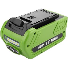 GHU Replacement Battery for Greenworks 40V 5 Ah Compatible with Greenworks 40V G-MAX Tools 29472 29462 24322 25223 25322
