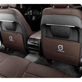 2 PCS مقعد السيارة حصير حصيرة المقعد الخلفي لفولفو S60 S90 ES90 V60/V60 Cross Country V90/V90 Cross Countern