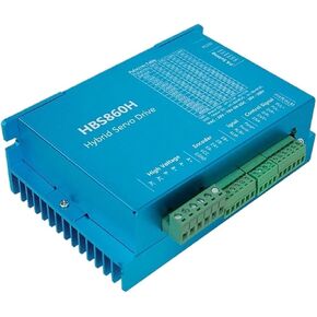 HBS860H / HBS86H Hydrid Servo Motor Driver AC 20-80V DC 30-110V 8A Independent Fan Nema34 Close Loop Motor(HBS86H)