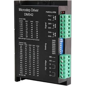 DM542 Drive Controller 2 Phase Digital 24-50 VDC 4.2A Suitable for 57 Series Motor Motor Driver(DM542 X1PCS)