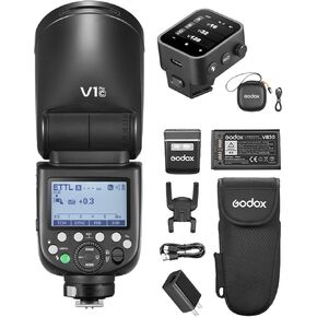 Godox V1 Pro C TTL Li-ion Camera Camera Flash + Godox Xnano-C 2.4g Wireless Flash Trigger