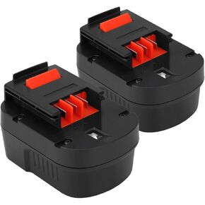 Shentec 2-Pack 12V 3500mAh Battery Compatible with Black & Decker A1712 FS120B FSB12 HPB12 A12 A12-XJ A12EX Firestorm FS120B FS120BX, Ni-MH 12V Battery