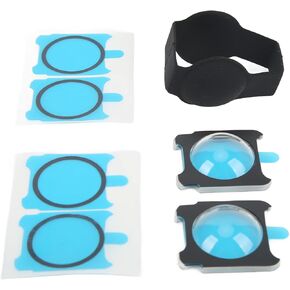 Yoidesu Camera Lens Guards Adhesive Panoramic Mirror Screen Set for Insta360 ONE R RS Action Camera
