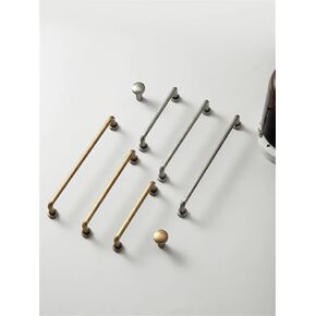 Bronze Cabinet Pulls Antique Furniture Door Handles Drawer Knobs Kitchen Cabinet Dainty Handle and Knobs Kitchen Handles 1Pcs (Color : 1827GY-192mm, Size : 1pc)
