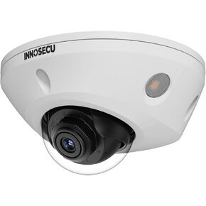 AI 8MP PoE Camera, Outdoor Vandal-Proof Dome Security IP Camera, Smart Dual Light Color Night Vision, Built-in Mic, 2.8mm Lens 110°, Face Detection, Human/Vehicle Detection, IND8ED63B
