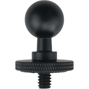 17mm Black Aluminum Alloy Mini Ball Rack Mounting Adapter Sports Camera Accessories Photographic Equipment for Motorcycle Cell Phone Holder