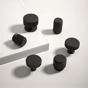 Modern Simple Drawer Small Knobs Multiple Funiture Cabinet Handles Golden Wardrobe Pulls Round Cupboard Door Knobs 1Pcs (Color : AP026-2 Silver)