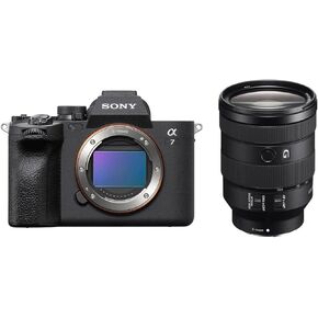 Sony Alpha a7 IV Full Frame Mirrorless Interchangeable Lens Digital 4K Camera, Black - Bundle with Sony FE 24-105mm f/4 G OSS Standard Zoom E-Mount Lens (Renewed)