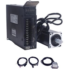 220V 80ST-M02430 750W AC Servo Motor 2.4 NM 0.75KW 3000RPM Single Phase A1-SVD Driver(Cable Pulse 24V)