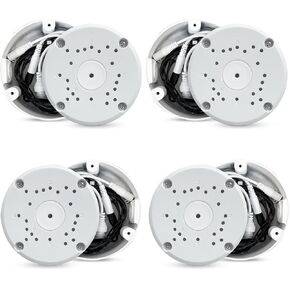 OHWOAI Universal Mount for Bullet Security Cameras, Waterproof Metal Junction Box for Outdoor Surveillance Camera, Conceal Cables on The Wall (8 Packs)