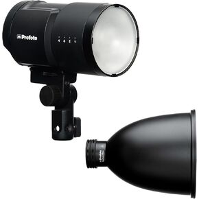 Profoto TeleZoom Reflector White for Protruded and Flat-Fronted Lights with Adjustable Zoom Bundle with B10X Off-Camera Flash and Continuous Light (2 Items)
