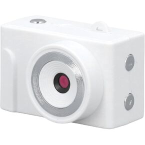 Mini Keychain Camera, 1MP 720P 4X Digital Zoom 4:3 Travel Vlog Camera with Wrist Strap, Type C Charging, 200mAh Battery, Up to 32G Small Memory Card (not Included)