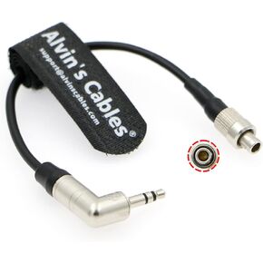 كابلات الكابلات في ألفين من أجل WISYCOM MTP60 من Tentacle Sync 3.5mm TRS إلى FVB 00 3 PIN Timecode Cable لـ Audio Ltd. A10-TX Transmitter | Zaxcom ZFR400 7.9in (20 سم)