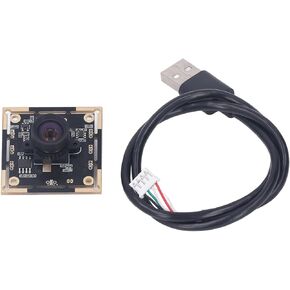 1MP Camera Module, USB2.0 Output, 1280 x 720 High Resolution, OV9732 Chip, 100° Panorama, Face Recognition, QR Code Scanning, PCB Board, MJPEG, Manual, Plug and Play, Wide
