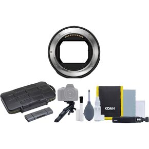 Nikon FTZ II Mount Adapter - Seamless Lens Compatibility for Nikon Z Series Cameras with Fast Autofocus Bundle with Photography Cleaning Kit, SD Card Reader, and Rugged Memory Storage Case (3 Items)