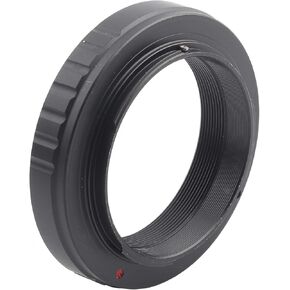Pilipane T2 OM Adapter for 4/3 Adapter Hoop, Lens Adapter Hoop for Telescope T2 to for for 01ympus E 600 E 510 E 500 E 450 E 5, Lens Mount Adapter Aluminum Alloy T2 OM Telescope