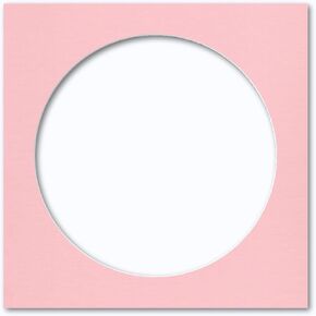 12x12 Matting for 10x10 Circle Photograph or Artwork 4-Ply Bevel Cut Acid Free Matboard for Picture framing (Cloud White)