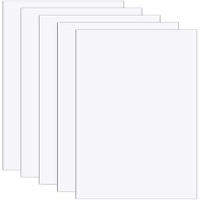 5 Pcs Self Stick Mounting Board for Cross Stitch, 8 X 10 inch White Picture Frame Backing Board for Cross Stitch Crafts Picture Framing Supplies
