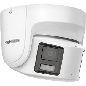 DS-2CD2387G2P-LSU/SL 4mm 8MP 4K Color View Panoramic IP Camera Fixed Turret Network Camera, Active Strobe Light&Audio Alarm, Smart Human/Vehicle, 24/7 Colorful Imaging, Built-in Audio, H.265+, IP67