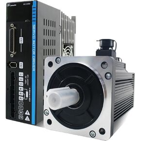 220V 1500RPM IP66 9.5A 15N.m AC Servo Driver Motor Kit A5 2.3KW AC Servo Motor with Driver for CNC/Automation Machines(2.3KW Increment 17)
