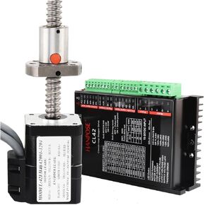 Closed Loop Ball Screw Motor NEMA17 42EB40-SFU1204-300MM 2A 0.4NM 40mm + CL42 CNC milling Machine servo Driver(42EB40-1204-300-CL42)