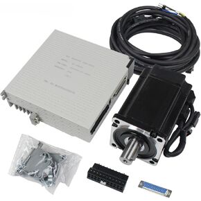 1000W 1KW AC Servo Motor 3.18N.m CNC Set Kit Magnetic Or Optical Encoder with Brake + Driver + 3M Cable(Optical with Brake)