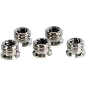 ProMaster Tripod Thread Adapter - Convert 1/4" to 3/8" (5 Pack) for Quick and Easy Camera Mounting, (Model 2731)