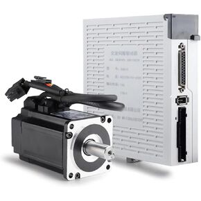 S2-SVD15 110V 220V 400W 60SV01330 AC Servo Motor 3000RPM 1.27N.M Single-Phase servomotor Drive Permanent Magnet Matched Driver(PLC)