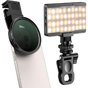 مرشح Apexel CPL 67 مم مرشح استقطاب مستقطب دائري لـ iPhone/DSLR لعدسة كاميرا iPhone 16 15 14 13 12 Pro Max Samsung Galaxy Huawei مع حلقة محول ، مقطع عالمي ، حذاء بارد