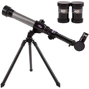 High Power HD Refractor Astronomy Telescope Portable Telescope with Tripod Eyepieces Compass Star Finder Lens Astronomy Stargazing Toy for Kids Beginners and Adults