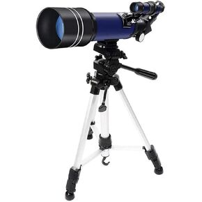 Telescope for Adults Kids Beginners 70Mm Aperture 400Mm Astronomical Refractor Telescope with Smartphone Adapter and Tripod Telescope for Astrono