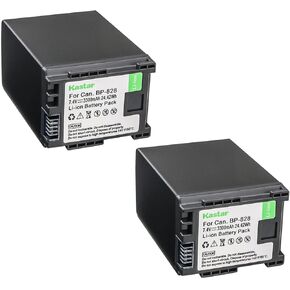 Kastar 2-Pack BP-828 Battery 7.4V 3300mAh Replacement for Canon XA60, Canon XA65, Canon XA70, Canon XA75, Canon VIXIA HF G70 Camera