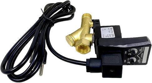 Electronic Auto Drain Valve G1/2" 1.6Mpa Automatic Drainer for Air tank or Air Dryer,AC 110V 50Hz with US Plug 2-way Direct-acting Drain Valve in Kuwait