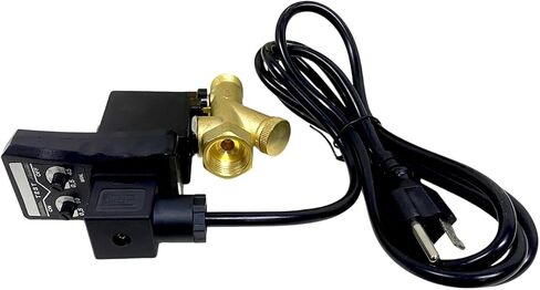 Electronic Auto Drain Valve G1/2" 1.6Mpa Automatic Drainer for Air tank or Air Dryer,AC 110V 50Hz with US Plug 2-way Direct-acting Drain Valve in Kuwait