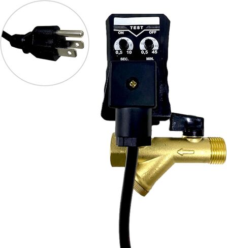 Electronic Auto Drain Valve G1/2" 1.6Mpa Automatic Drainer for Air tank or Air Dryer,AC 110V 50Hz with US Plug 2-way Direct-acting Drain Valve in Kuwait