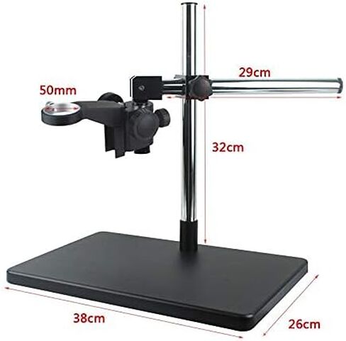 18MP HDMI USB Industrial Digital Video Microscope Camera 120X 180X 300X +144 LED Lights Lamp for Jewelry Phone Repair Tool Kit (Color : Rotating Bracket Magnification : 300X) (Standard Bracket 300X) in Saudi Arabia