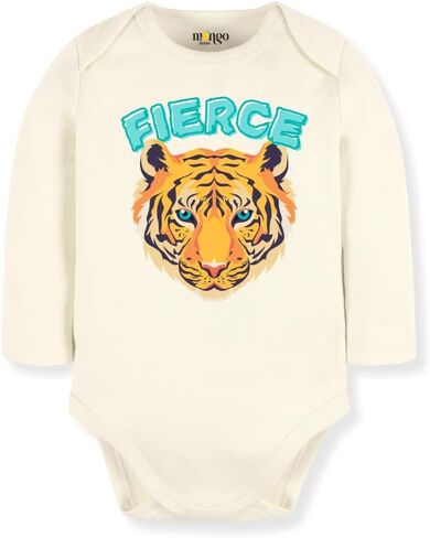 Fierce Tiger Baby Bodysuit Tiger Tshirt for Kids Toddler Tee Cute Baby Gift for Baby Clothes Animals in Saudi Arabia