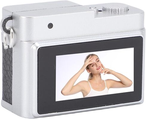 كاميرا Zunate Mini Keychain Camera 1080p FHD مع بطاقة 32 جيجابايت ، كاميرا رقمية رجعية مع شاشة ملونة 0.96 بوصة ، 6 مرشحات ، فلاش LED ، مسجل فيديو خمر محمول لدراسة السفر هدية (أخضر) in Kuwait