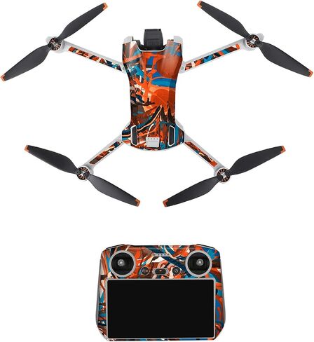 Mini 3 Skin Wrap for DJI Mini 3 Camera Drone Body Arms RC Remote Controller Whole Set Sticker Decal Scratch-Proof Accessories in Saudi Arabia