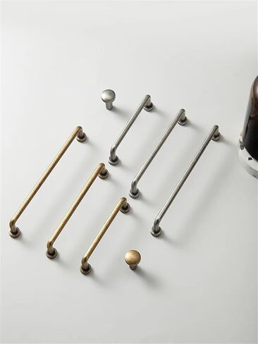 Bronze Cabinet Pulls Antique Furniture Door Handles Drawer Knobs Kitchen Cabinet Dainty Handle and Knobs Kitchen Handles 1Pcs (Color : 1827GY-192mm, Size : 1pc) in Saudi Arabia