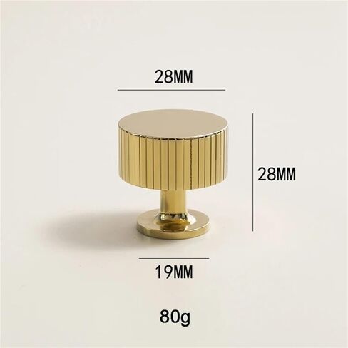 Vertical Lines Solid Brass Drawer Knobs T Bar Handle Bedroom Pulls Kitchen Cabinet Handle Pull Bottle Cap Knob Furniture Handle 1Pcs (Color : YB T bar) in Saudi Arabia