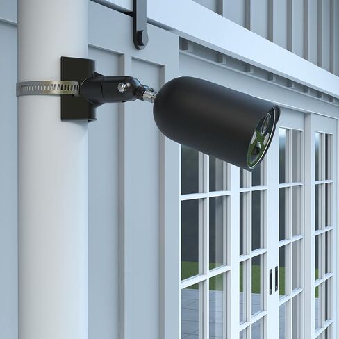 حامل حائط قابل للتعديل مع غطاء سيليكون لـ TP-Link Tapo Magcam (كاميرا C425) ، أسود in Kuwait