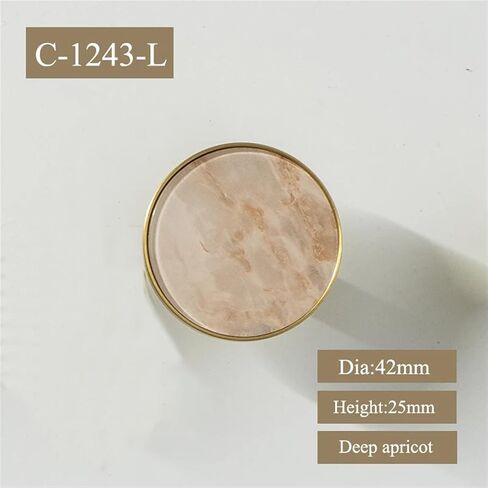 Marble Brass Knob Dresser Drawer Knob Handle/Cabinet Knob Furniture Cabinet Handle Furniture Hardware Handle 1Pcs (Color : C-1241-S) in Saudi Arabia