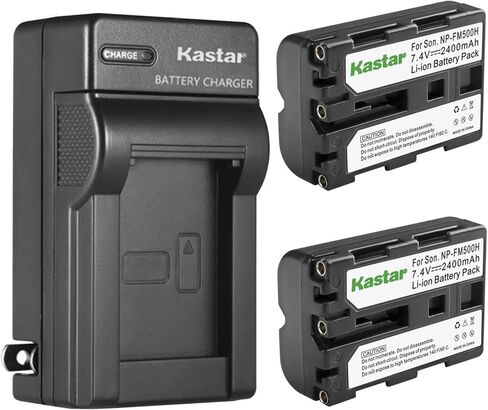 Kastar AC Wall Battery Charger Replacement for Sony DSLR-A200, α200, Alpha A200, DSLR-A200, α200 α300 α350 α450 α500 α550 α560 α580 α700 α850 α900 α57 α58 α65 α68 α77 α99 Camera in Saudi Arabia