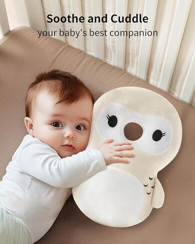 حقيبة ظهر رأس فورتيلا بيبي برأس مع الجوارب ومنصات الركبة - وسادة أمان قابلة للتعديل لزحف الأطفال الصغار من 5 إلى 12 شهرًا ، الدعم الناعم المذكور ، هدية أساسية السفر للرضع للبنين (البومة) in Kuwait