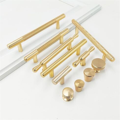 Modern Long Knurled Kitchen Door Handles Cabinet Pulls Drawer Knobs Aluminum Alloy Wardrobe Door Handles Furniture Hardware 1Pcs (Color : 8829 192mm) in Saudi Arabia